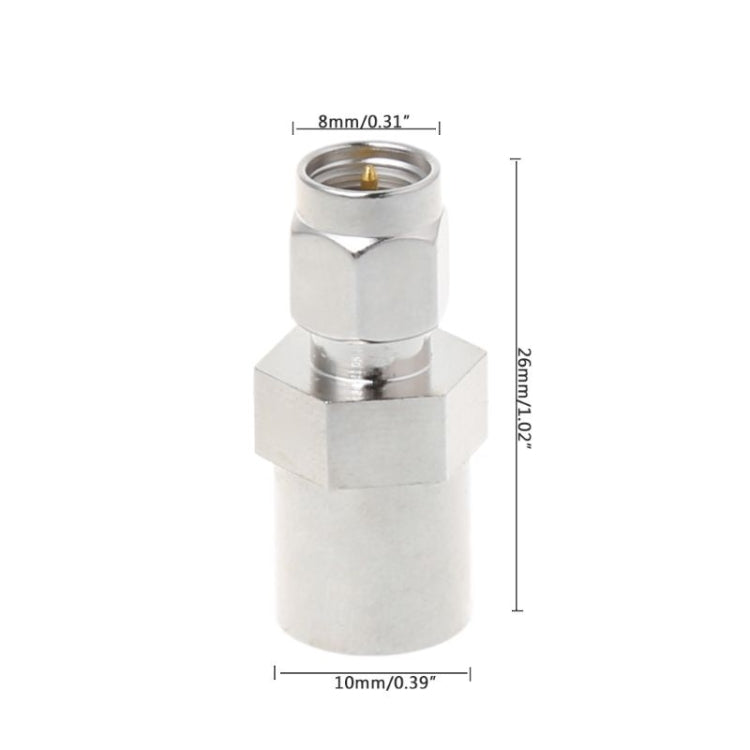 Both Male FME SMA Plug RF Connector Coaxial Cable Adapter Both Male FME SMA Plug RF Connector Coaxial Cable Adapter